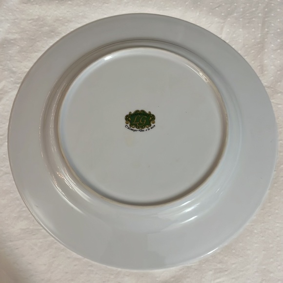 🇫🇷 Large Limoges gold plated plate (12’’) - Picture 4 of 5